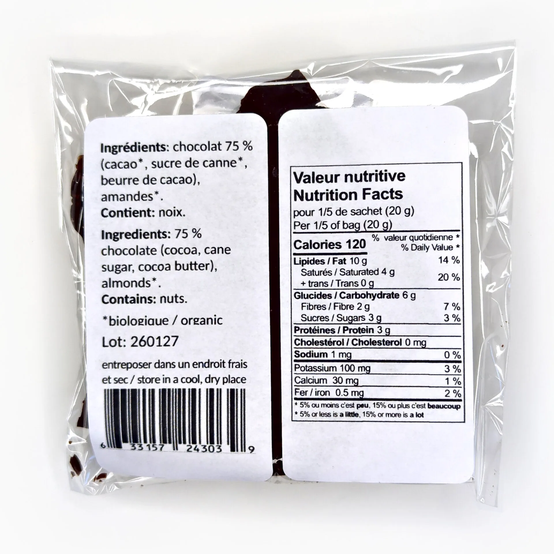 75 % Chocolate Bark with Roasted Almonds - Image 3
